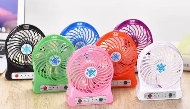 ventilador de escritorio recargable